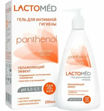Lactomed Гель для интимной Увлажняющий эффект 200мл