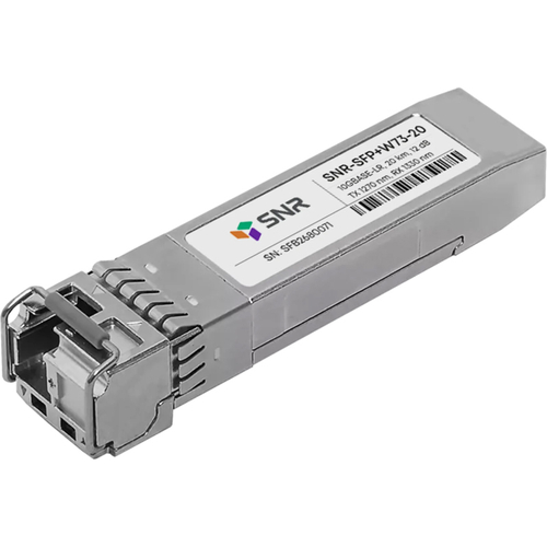 Оптический трансивер SNR SFP+ 10G WDM 20 км (Tx 1330 нм / Rx 1270 нм) (SNR-SFP+W73-20)