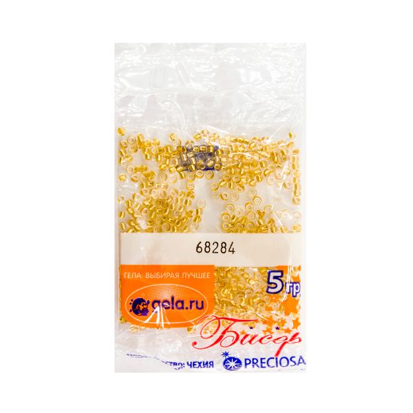 Бисер Preciosa 10/0, 50 г (10 шт по 5 г), цв.68284