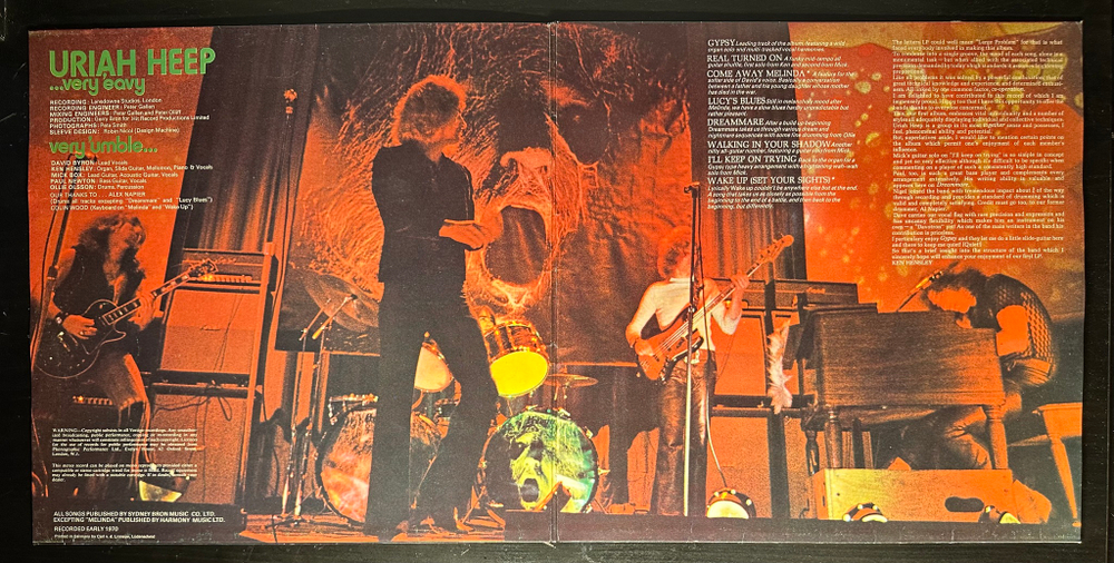 Uriah Heep ‎– ...Very 'Eavy, ...Very 'Umble (Германия 1970г.)