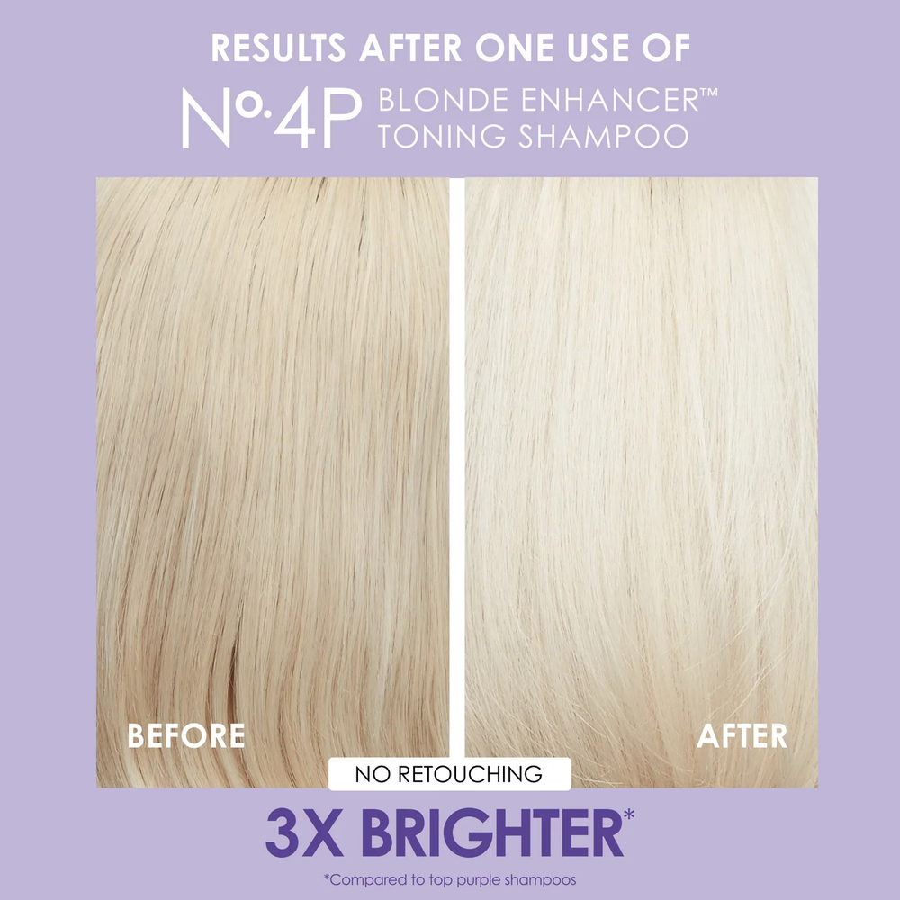 Olaplex No.4P Blonde Enhancer Toning Shampoo - Шампунь тонирующий "Система защиты для светлых волос" 250мл