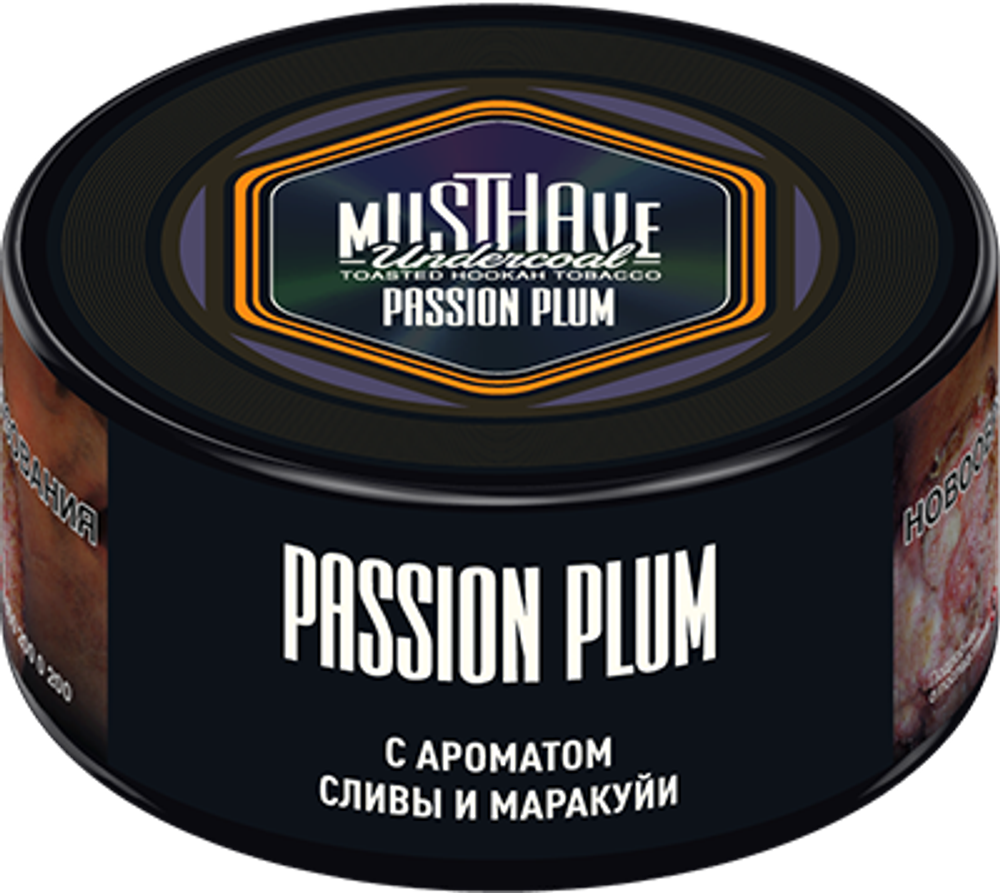 М. Табак для кальяна Must have Слива, маракуйя 25гр