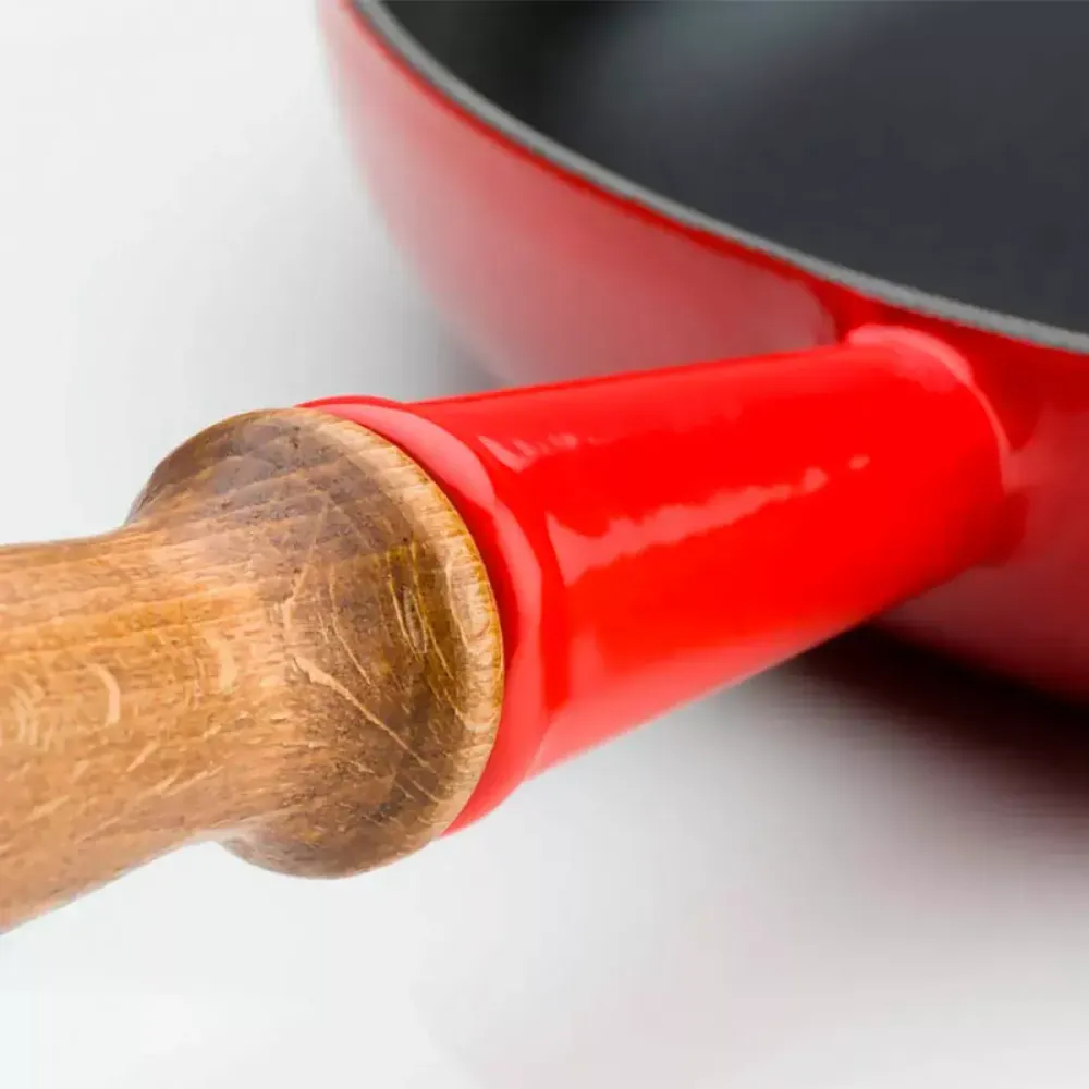 Чугунная сковорода  Le Creuset, Красная - 6