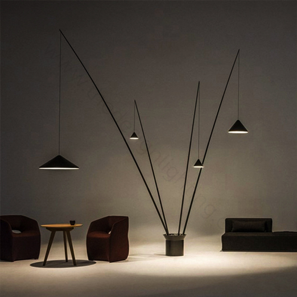 Floor design lamp  North by Vibia (3 lampshade )