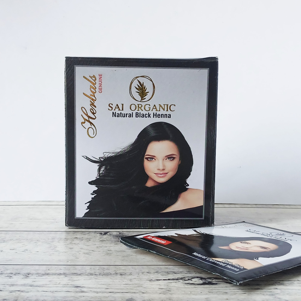 Хна для волос черный, Sai Organic