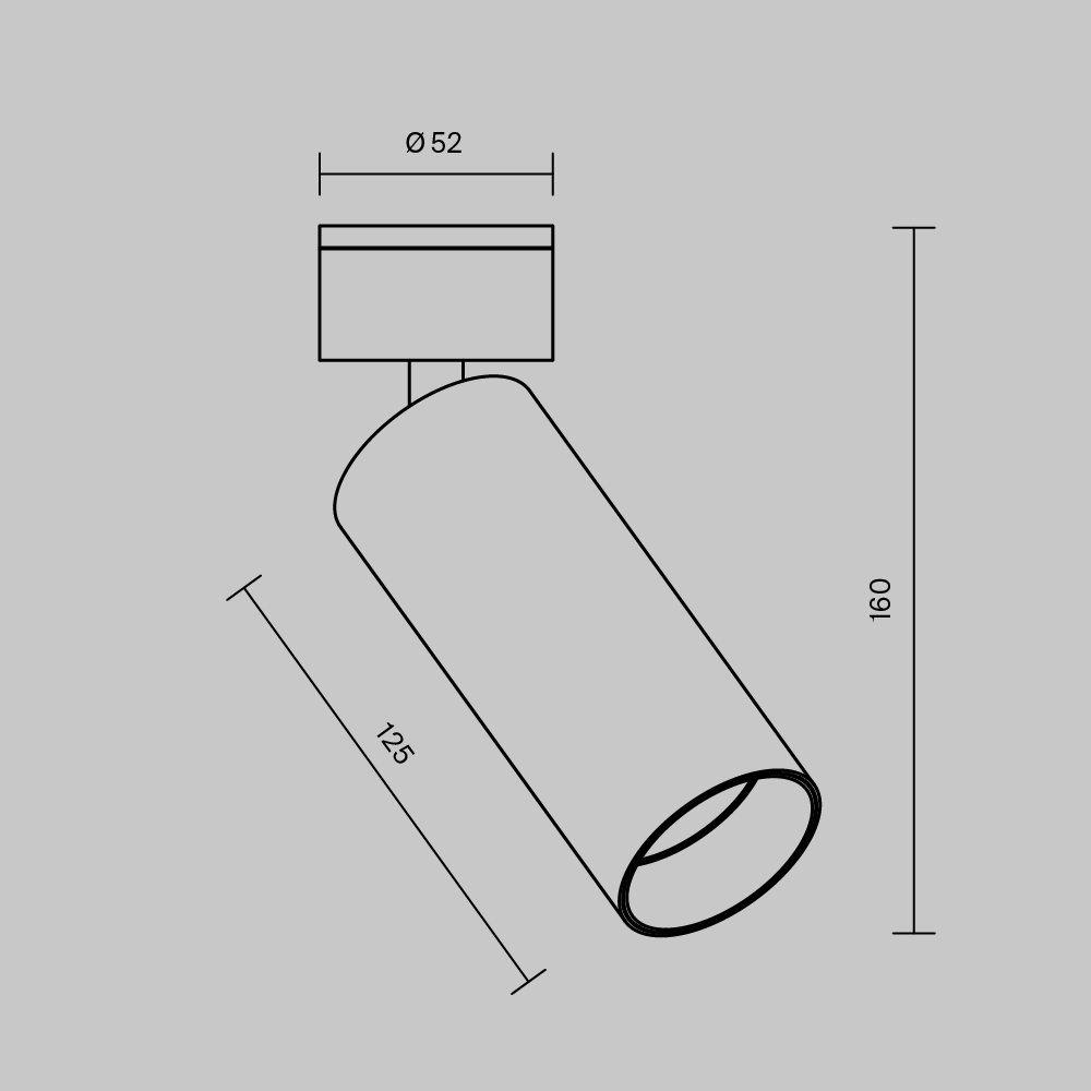 Накладной светодиодный светильник Maytoni FOCUS LED C055CL-L12W3K-W-W