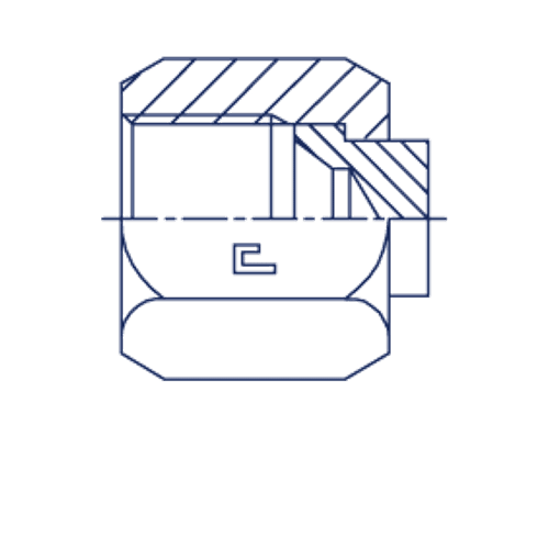 Заглушка V (Г) JIC 3/4