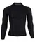 Мужская терморубашка BRUBECK Wool Merino 61% LS10510, чёрная