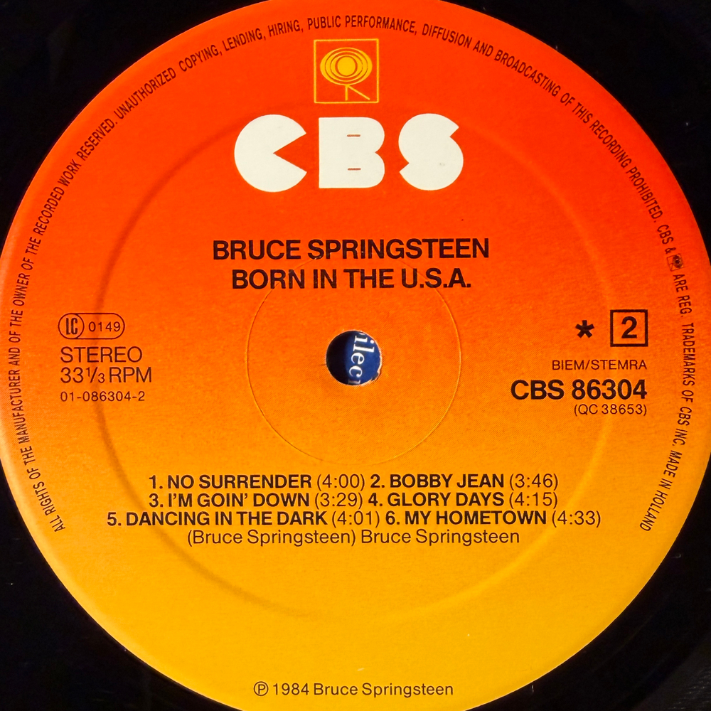 Bruce Springsteen - Born In The U.S.A. (Голландия 1984г.)