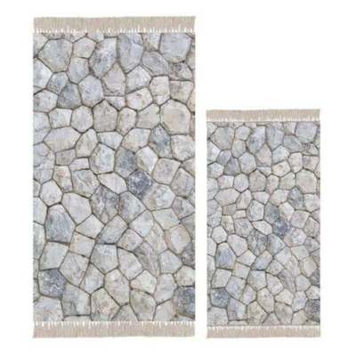Набор ковриков DECORATIVE цифровая печать с бахромой 60*100+40*60 deco 33