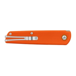 Нож складной SRM 408L-GX Qrick Satin (14C28N, Green/Orange G10)