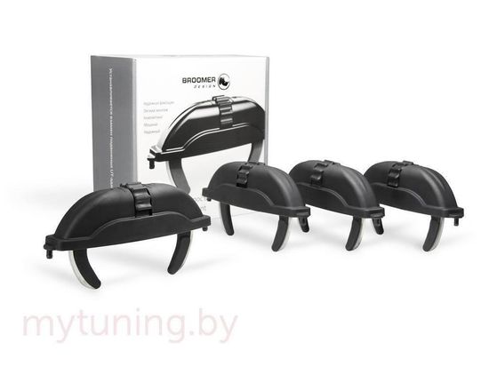 Автобокс Broomer Venture  L (430 л.) АБС/ПММА (чёрный глянец)