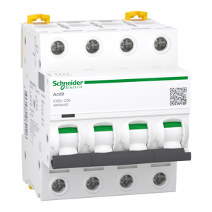 SE Acti 9 iC60L Автоматический выключатель 4P 50A (C), Schneider Electric, , A9F94450