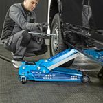 Домкрат гидравлический подкатной, быстр.подъем, 3,5т LOW PROFILE QUICK LIFT, 100-565 мм, проф Stels