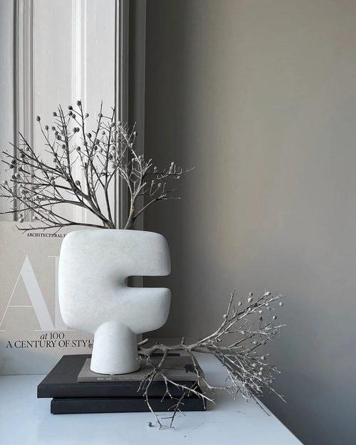Ваза Tribal Vase, Mini - Bone White