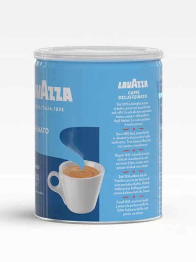 Кофе молотый Lavazza Caffe Decaffeinato банка 250 г 3 шт