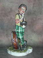 Статуэтка. Фарфор. Клоун. Capodimonte. Италия