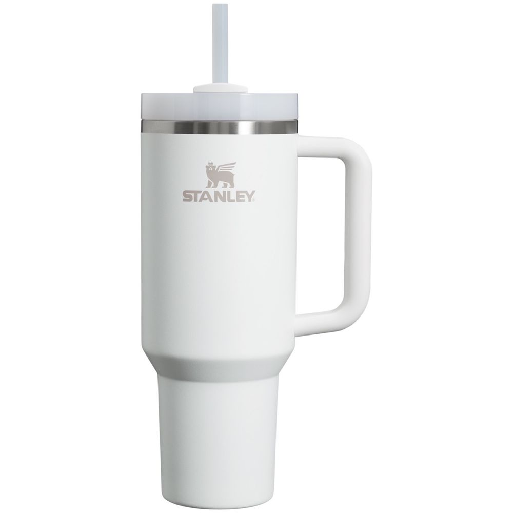 Термокружка Stanley Quencher H2.0 (1,18 литра) с трубочкой, белая