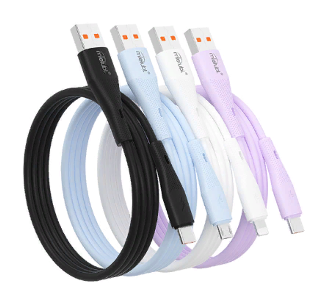 Кабель Mietubl MTB-DCUTF08 USB-Type-C 3A 1м Silicone Black