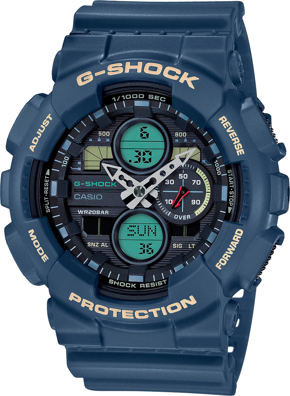 Японские наручные часы Casio G-SHOCK GA-140-2AER