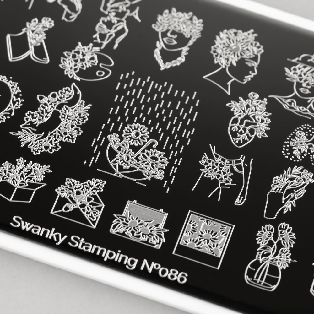 Swanky Stamping Пластина для стемпинга -86