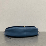 Сумка Celine Halfmoon, синяя — фото 4