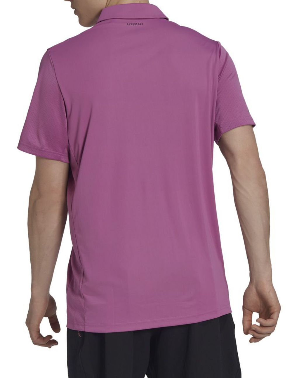 Мужское теннисное поло Adidas Club 3STR Polo - semi pulse lilac