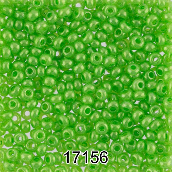 Бисер Preciosa 10/0 (2.3 мм), 500 г, 17156 (Ф016) зеленый