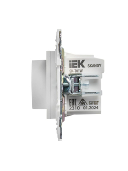 Термостат электронный SKANDY SK-T01W с индикацией арктич. бел. IEK SK-RT11-K01