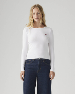 Лонгслив женский LEVI'S HAYES LS TEE WHITE