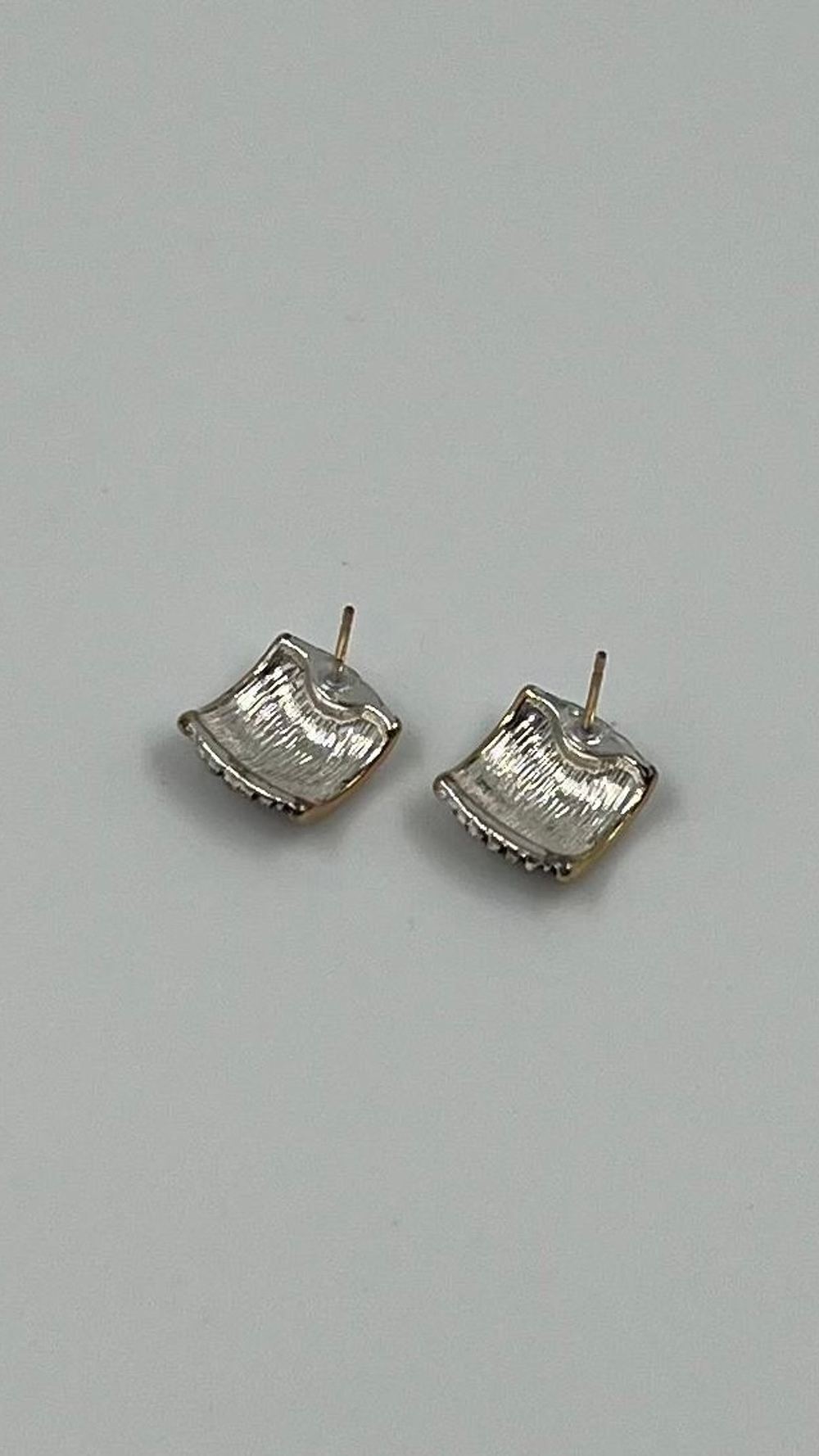 Серьги биколор