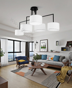 Ceiling design lamp  Noon 3 by Zeitraum (Grey)