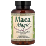 Maca Magic, желатинизированный корень маки, 600 мг, 200 капсул