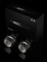 Bi led линзы 3.0 для фар на Renault Megane 2008-2014, би лед линзы Statlight A-Four, комплект 2 шт