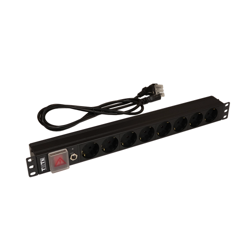Блок распределения питания (PDU) LANMASTER TWT-PDU19-10A8P-3.0