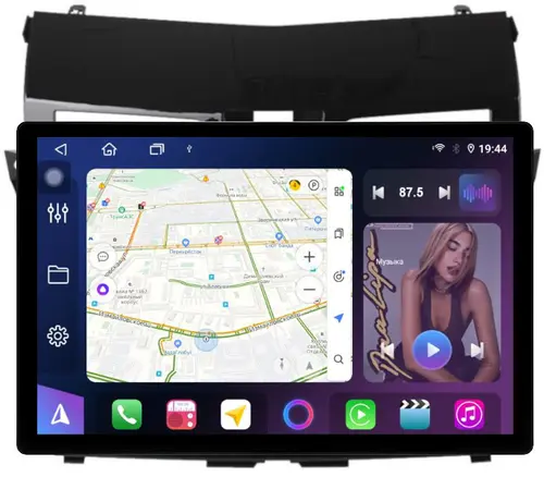 Магнитола для Nissan Teana L33 2014-2016 - FarCar S500+TS105 монитор 13" 2K QLED на Android 14, Быстрая, CarPlay, 4G SIM-слот