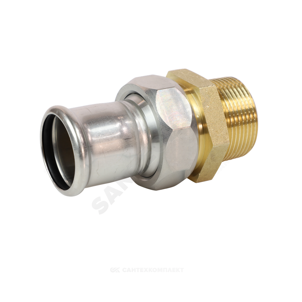 Муфта разъемная сталь нерж AISI 316L Дн 15х1/2" Ру16 пресс/НР Inoxpres RM 184015002