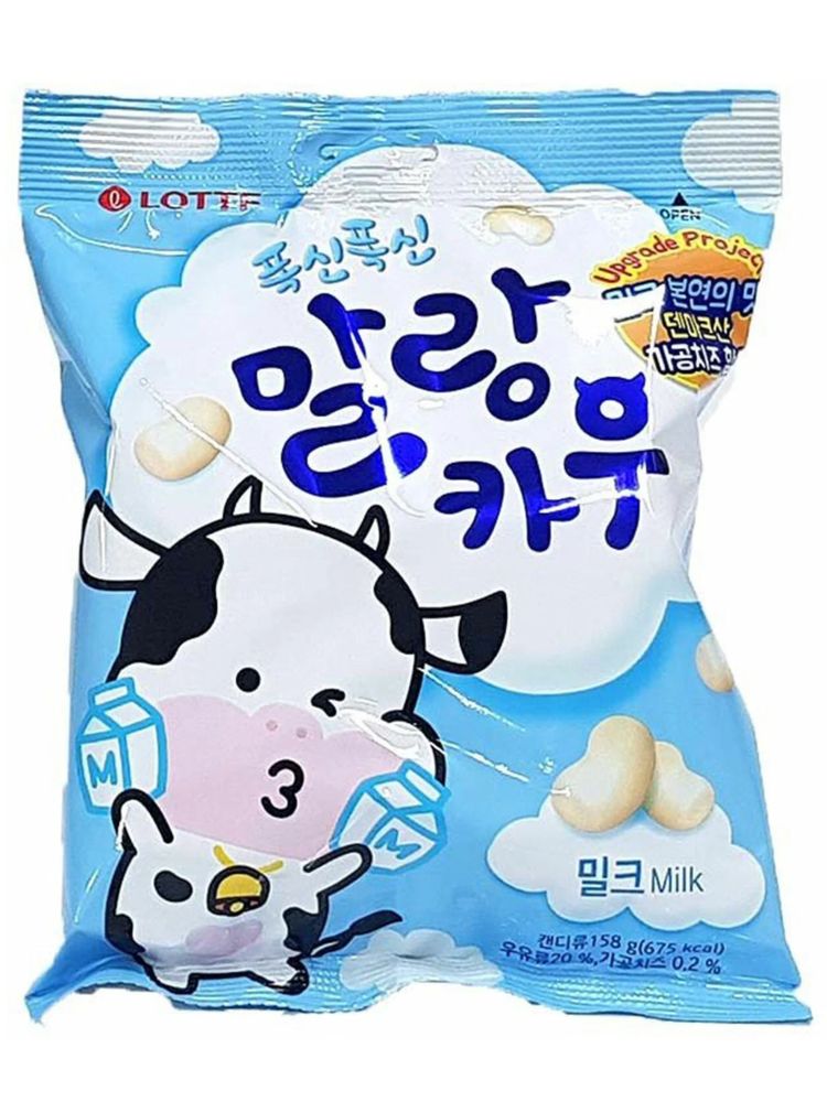 Жевательная конфета Lotte Malang Cow Milk 158 г 2 шт