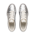Li Ning Cushioning Slip Resistant Abrasion Resistant Low top Casual Shoes Unisex Silver