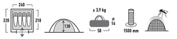 Палатка High Peak Texel 4 [10179]