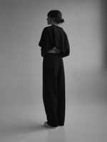 Wide Sweatpants LOGO Black