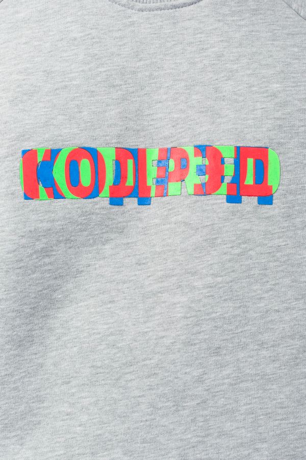 Толстовка-крюнек Firm RGB Pair Серый Меланж - фото 3