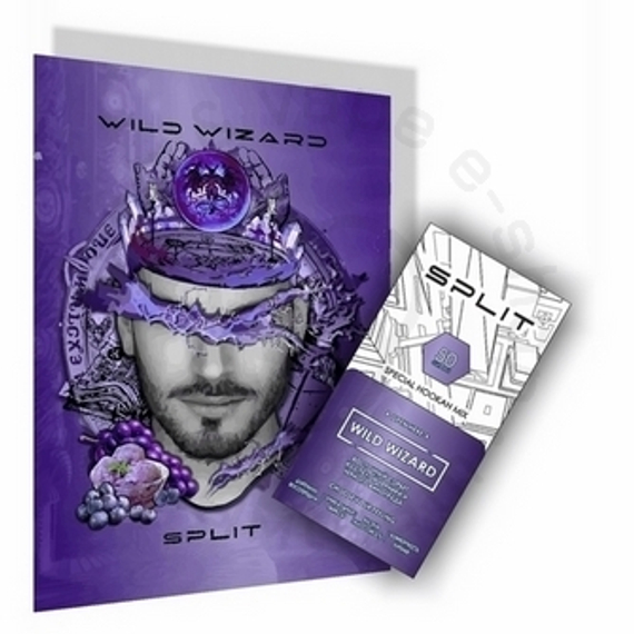 Кальянная смесь на основе чайного листа «SPLIT», вкус "Wild Wizard", 50г (М)