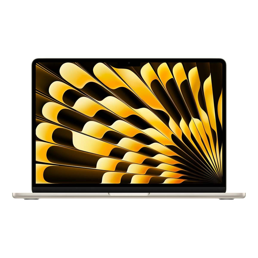 Apple MacBook Air 13" (M4 10C CPU, 8C GPU, 2025) 16/256Gb SSD (MW0Y3) Starlight, «сияющая звезда»