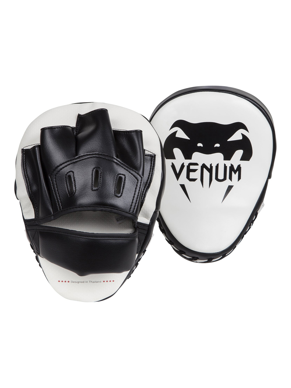 Лапы Venum Light White/Black (пара)