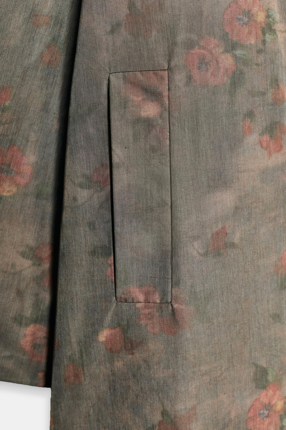 ТРЕНЧ С ЦВЕТОЧНЫМ ПЛАТКОМ — ZW COLLECTION — ZARA