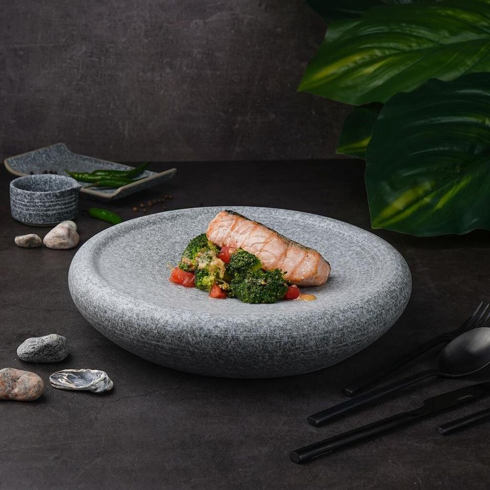 Блюдо круглое d 28,2 см h6,2 см Stone Untouched Taiga P.L. Proff Cuisine [1]