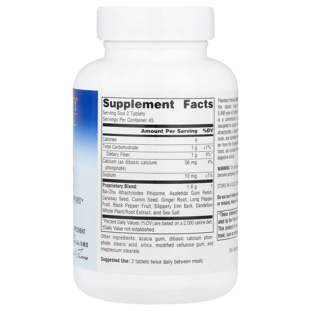 Planetary Herbals, Candida Digest ™, 90 таблеток