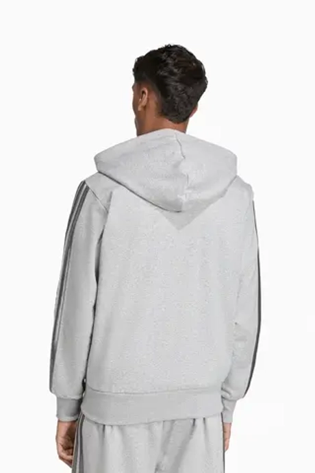 Кофта adidas Holiday 3-Stripes Full-Zip - серый