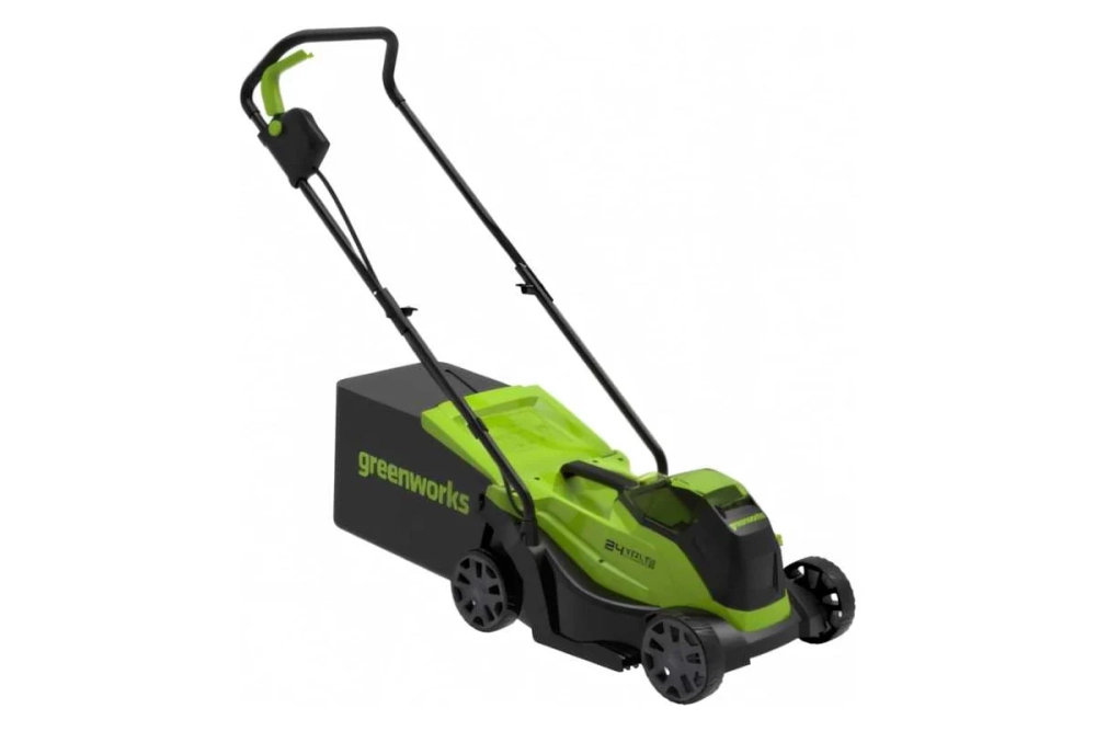 Аккумуляторная газонокосилка GreenWorks 24V, 33 см, бесщеточная, без АКБ и ЗУ 2516107